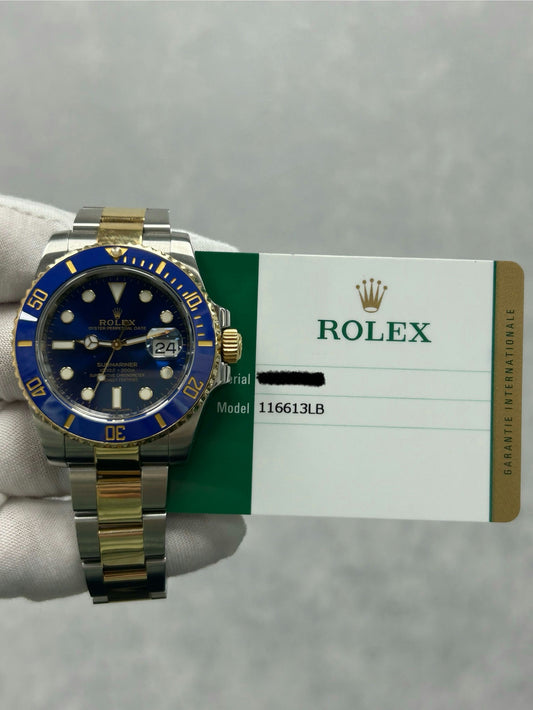 Rolex Submariner Date 116613LB with Card
