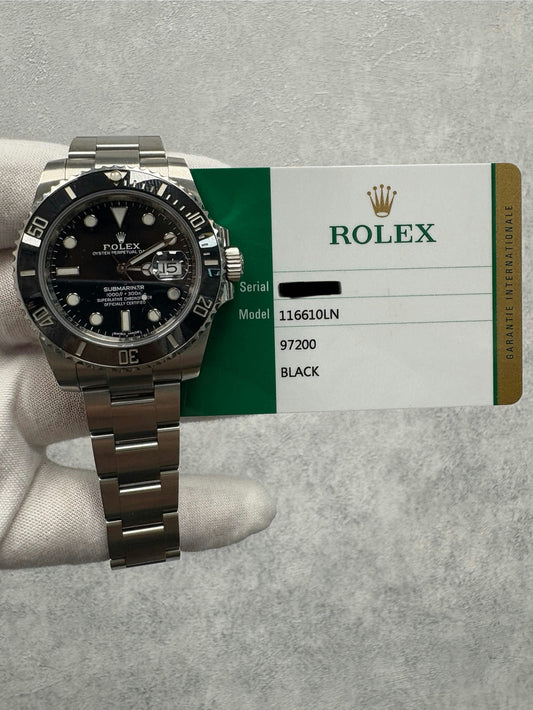 Rolex Submariner Date 116610LN with Card