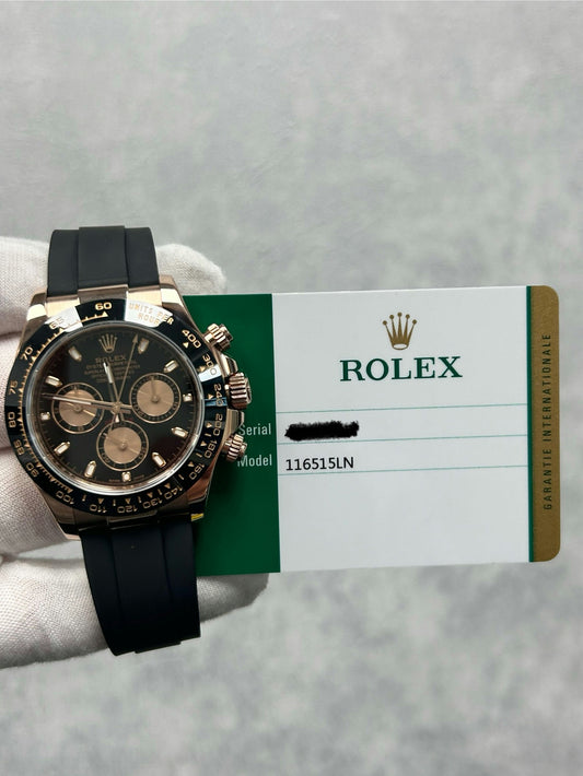 Rolex Daytona 116515LN with Card