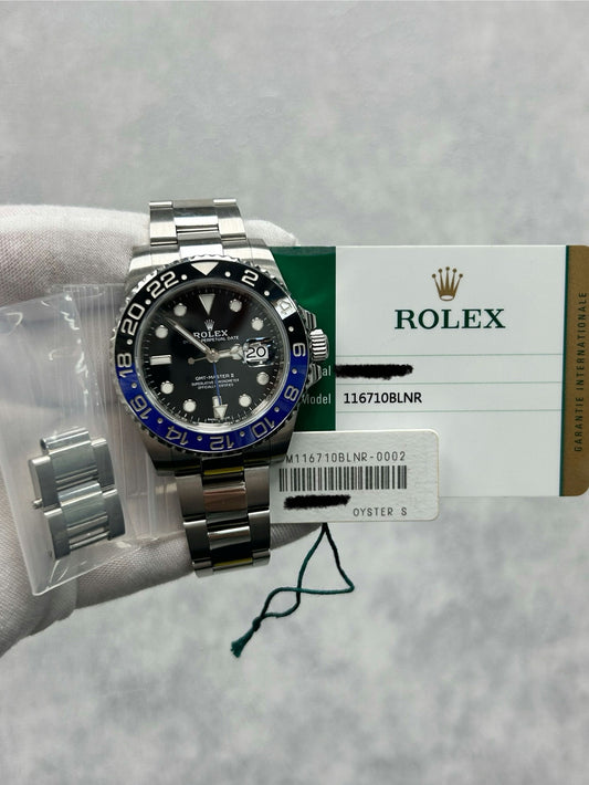 Rolex GMT-Master II 116710BLNR with Card