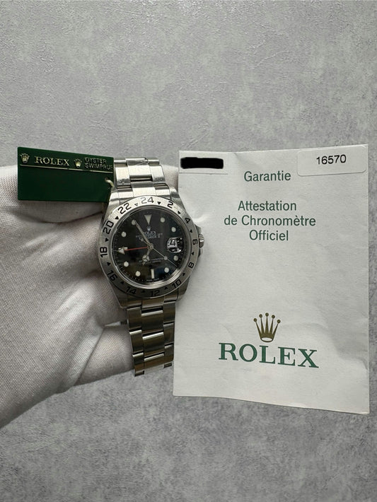 Rolex Explorer II 16570 with Paper