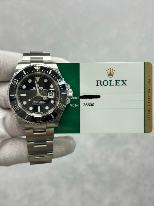 Rolex Sea-Dweller 126600 with Card