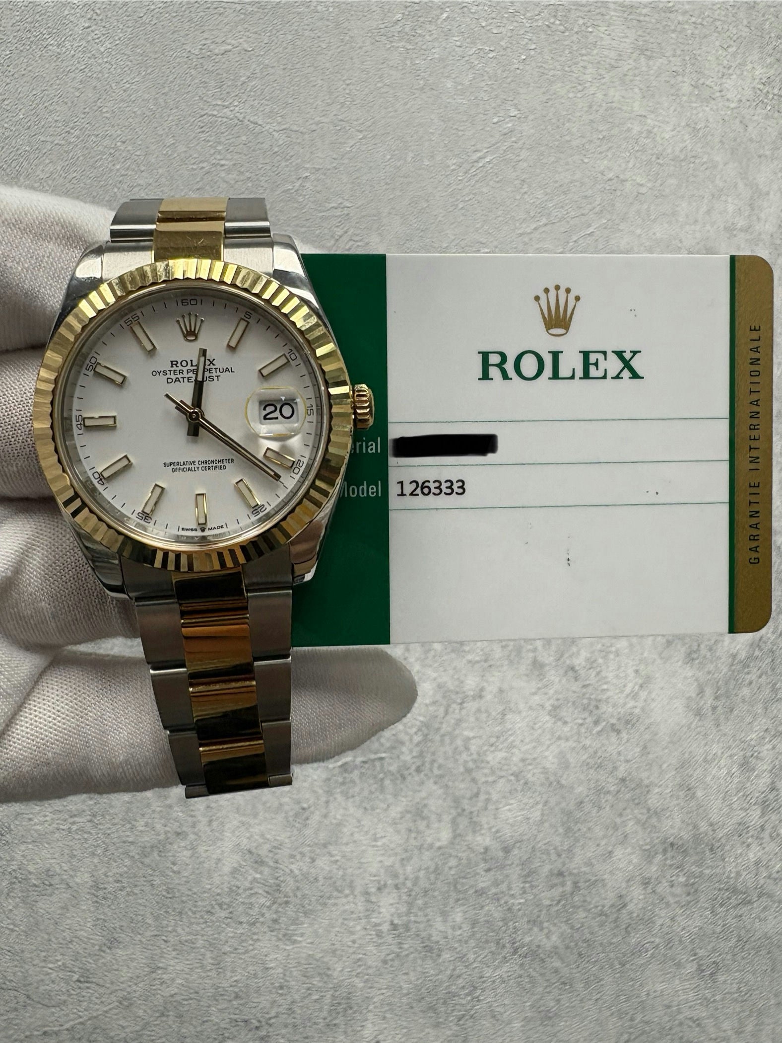 Rolex Datejust 41 126333 with Card – Ademato