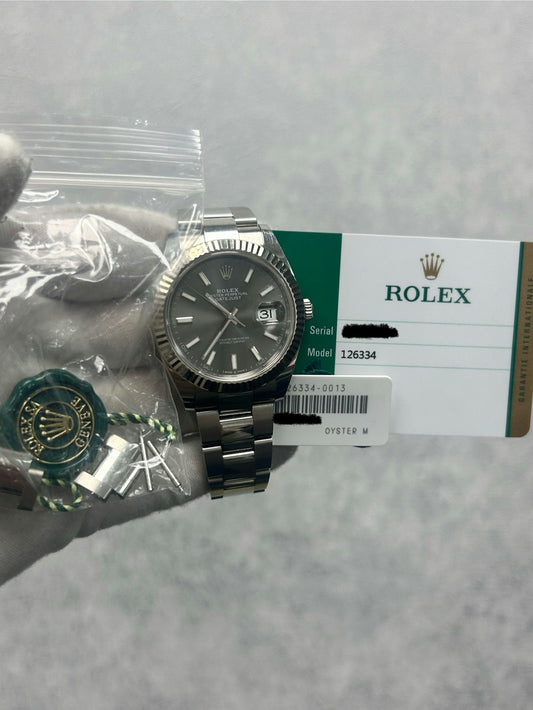 Rolex Datejust 126334 with Card and White Tag