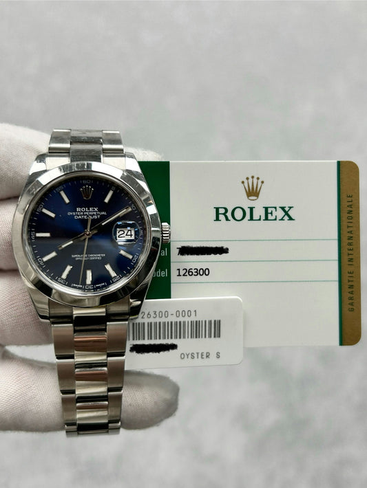Rolex Datejust 41 126300 with Card