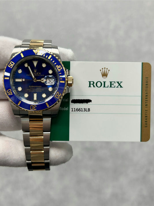 Rolex Submariner Date 116613LB with Card