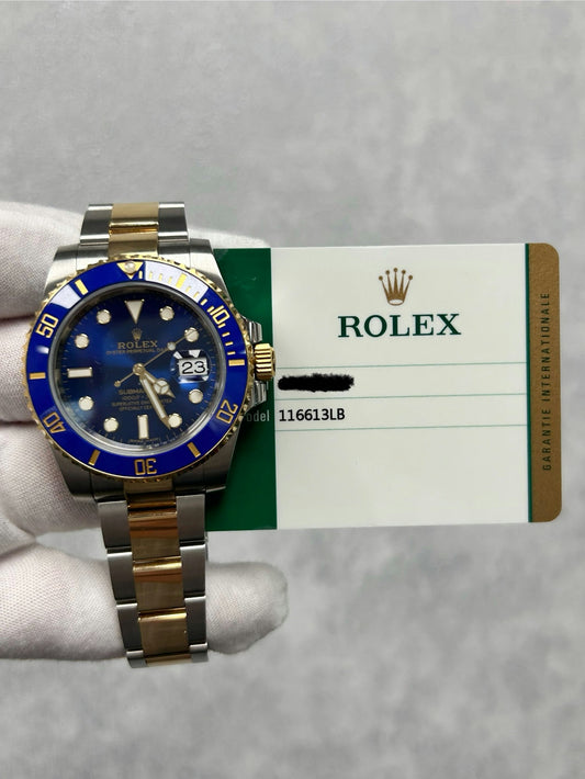 Rolex Submariner Date 116613LB with Card