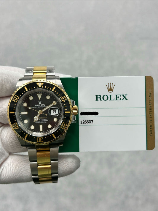 Rolex Sea-Dweller 126603 with Card