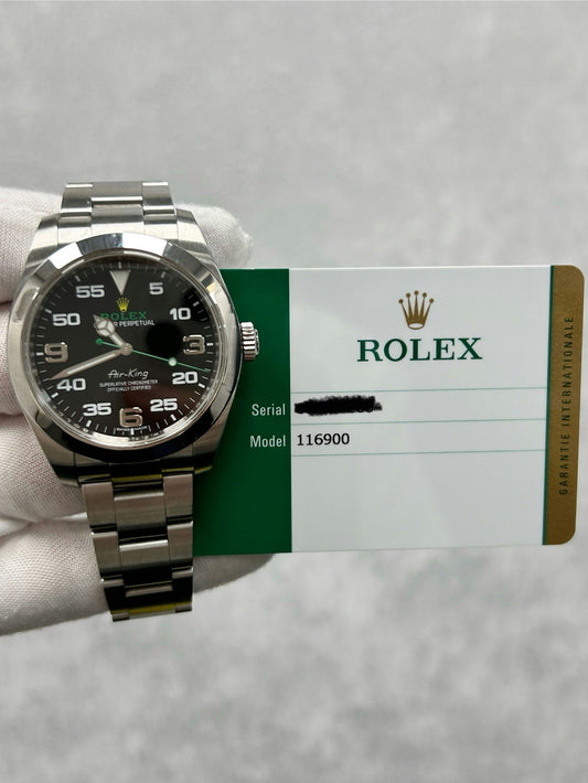 Rolex Air-king 116900 with Card