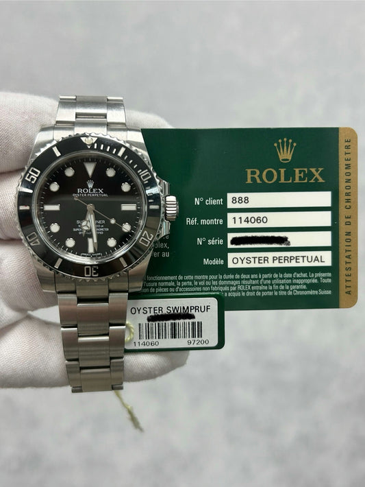 Rolex Submariner 114060 with Card