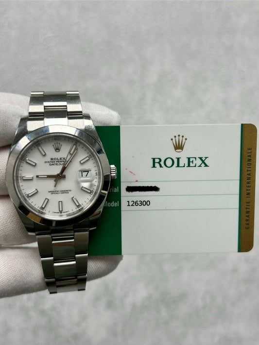 Rolex Datejust 41 126300 with Card