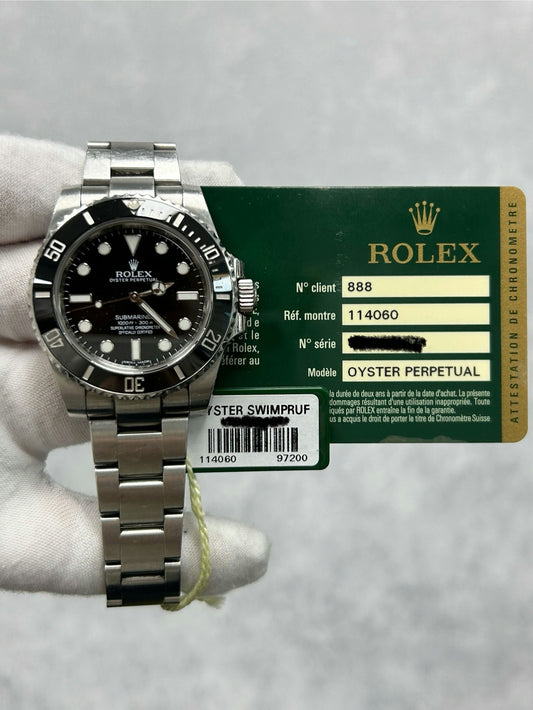 Rolex Submariner  114060 with Card