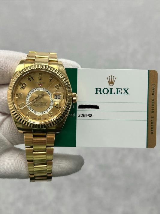 Rolex Sky-Dweller 326938 with Card